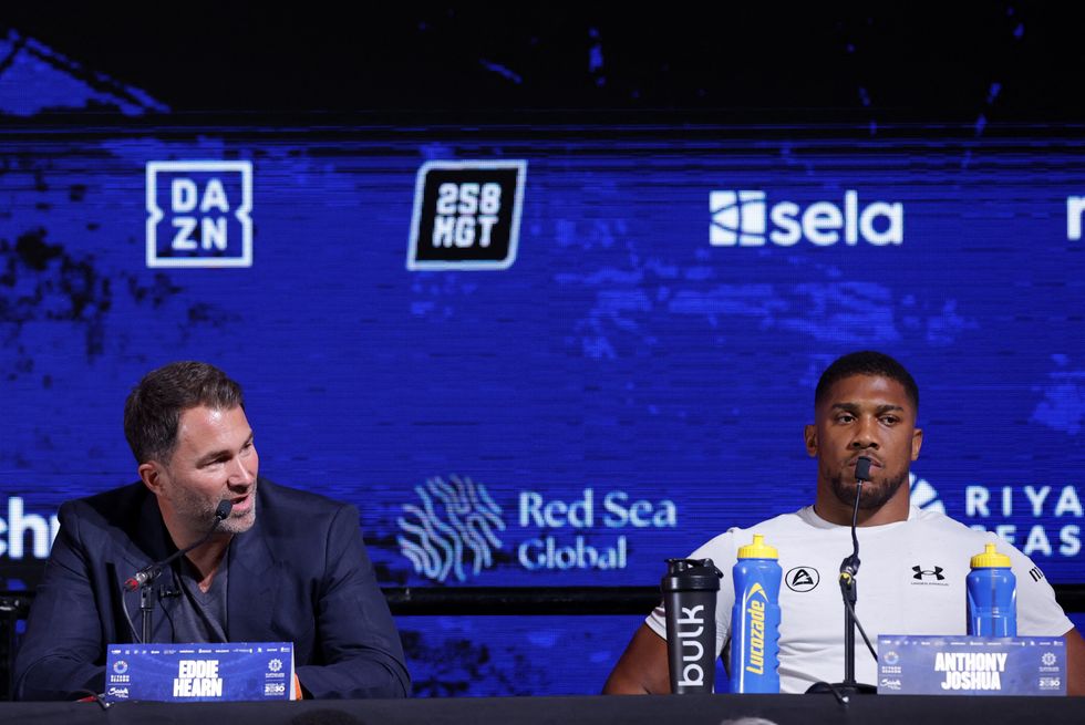 Security had to reportedly stop Anthony Joshua going for Daniel Dubios