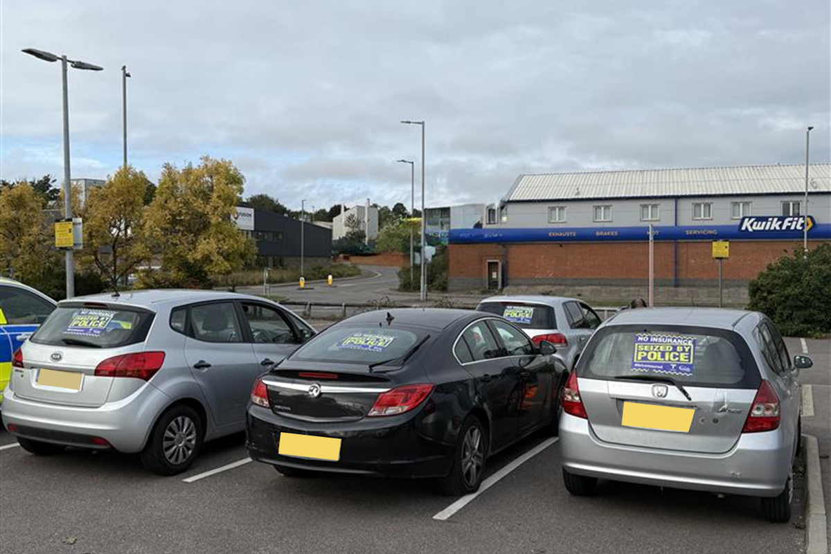 Seized cars by police