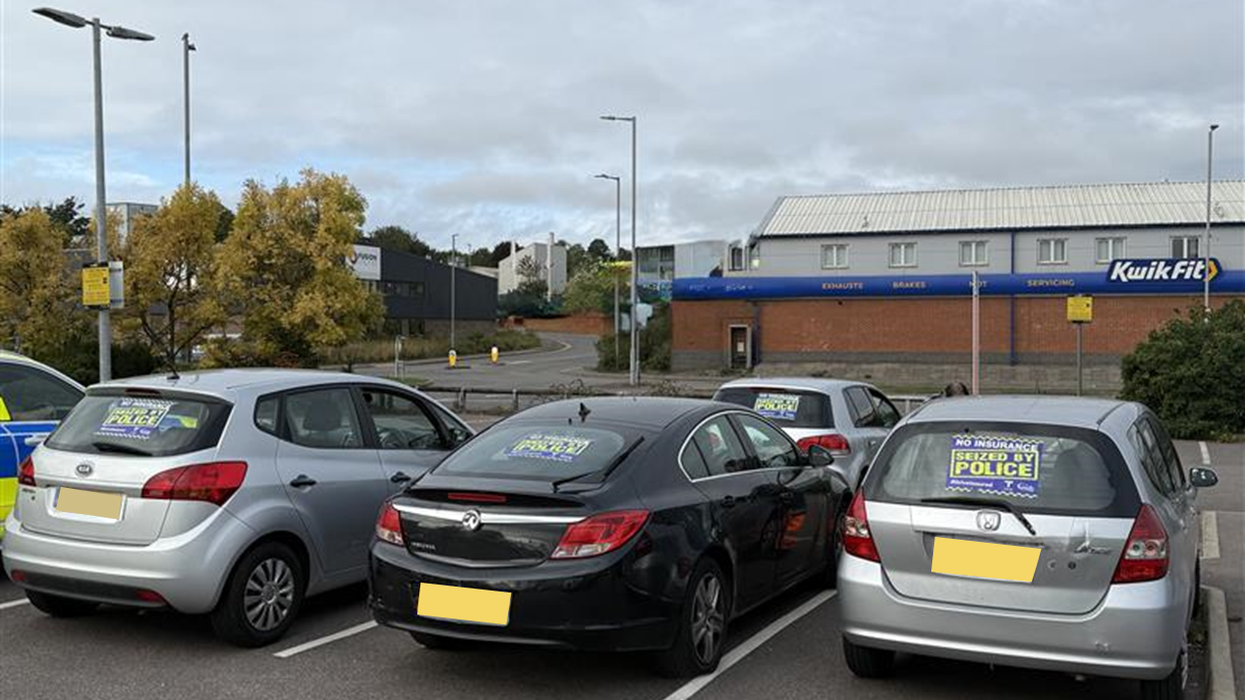 Seized cars by police