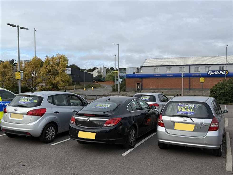 Seized cars by police