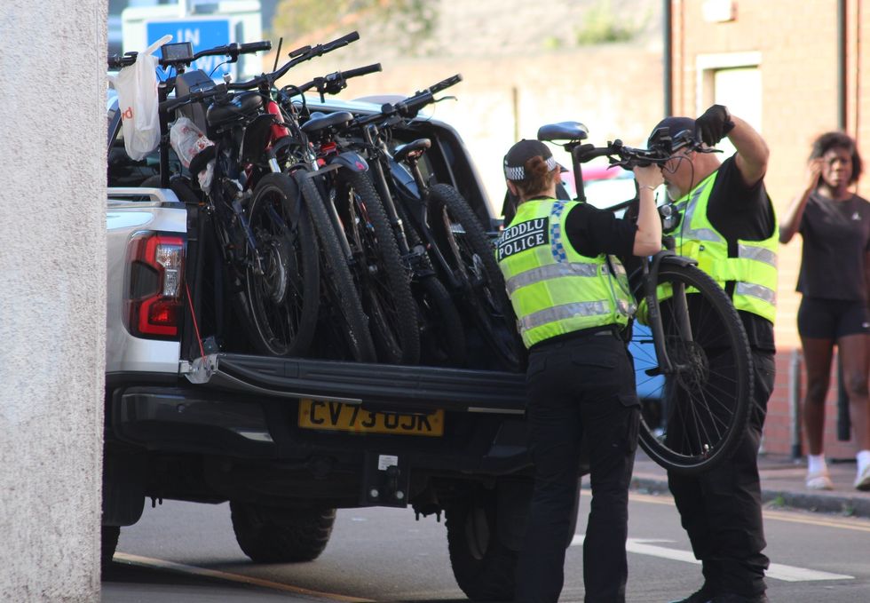 Seized e-bikes