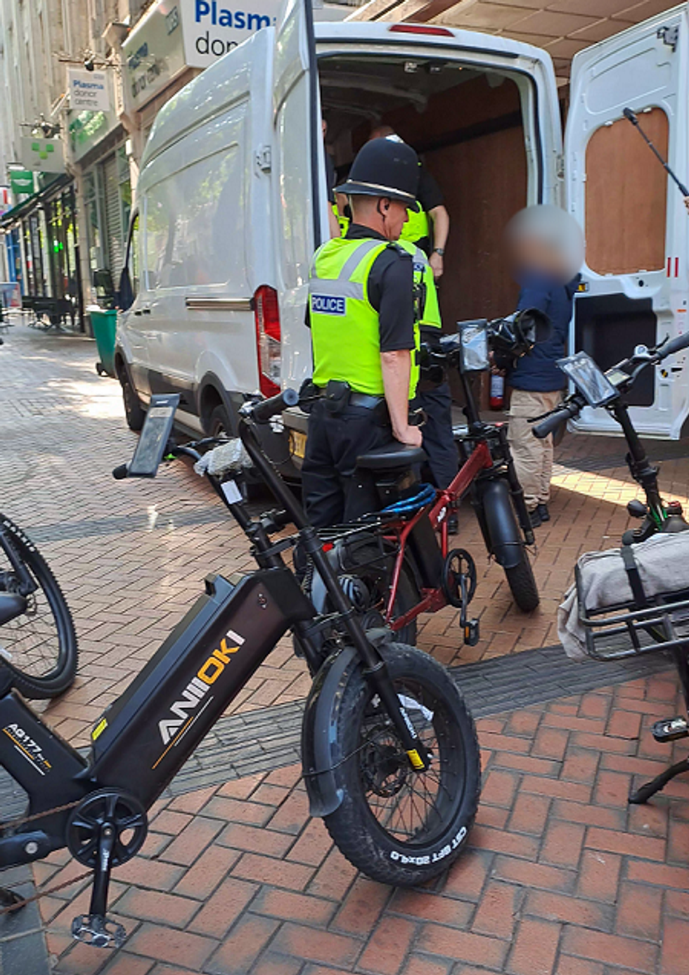 Seized e-bikes