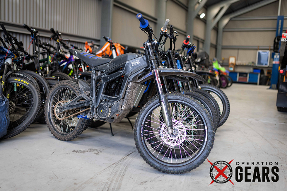 Seized e-bikes