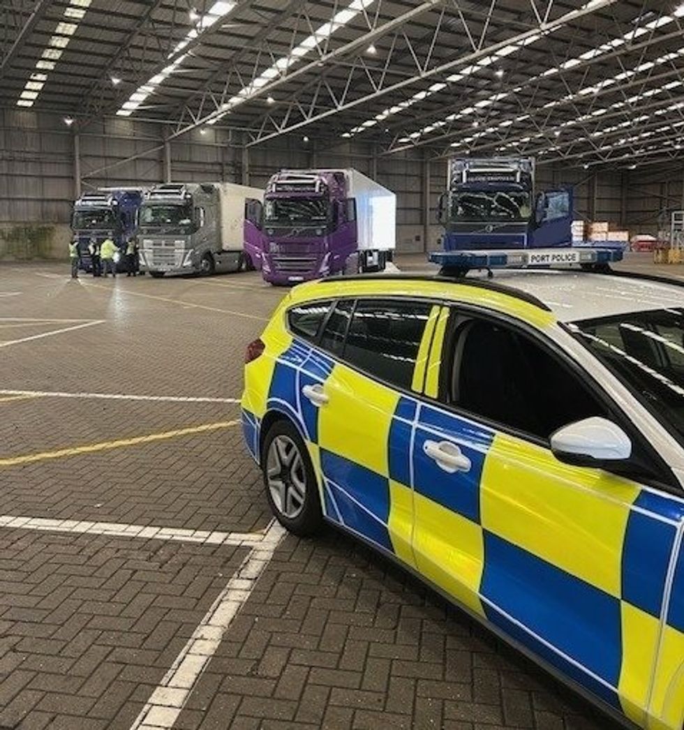 Seized HGVs