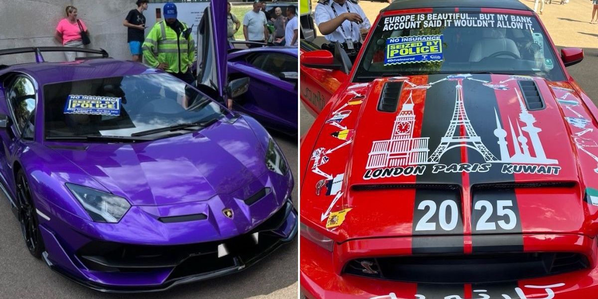 NextImg:Supercars worth £7million seized in London sting as police catch driver 'who was in UK for two hours'