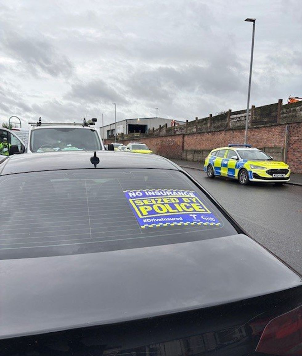 Seized uninsured vehicle