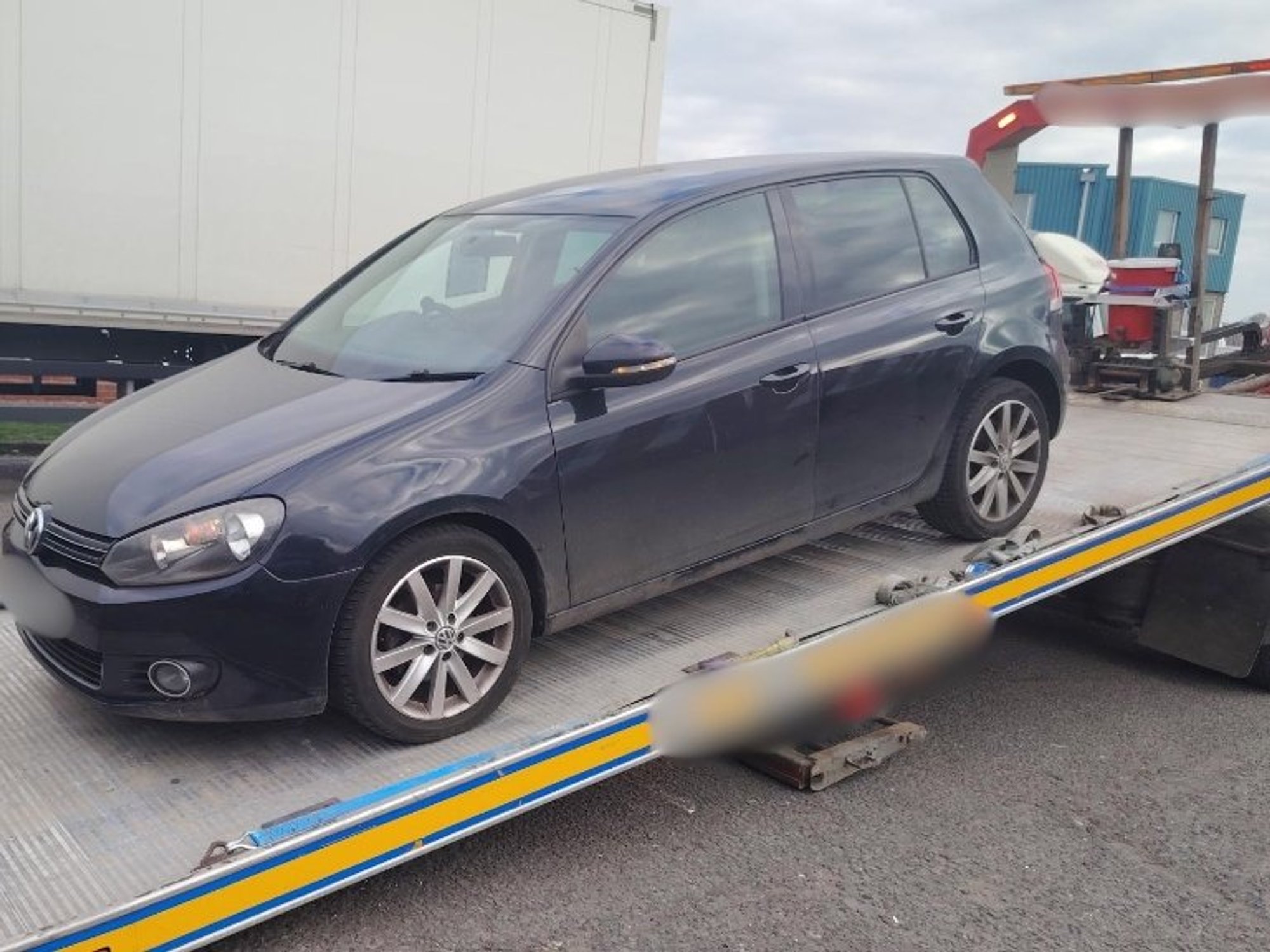 Seized vehicle
