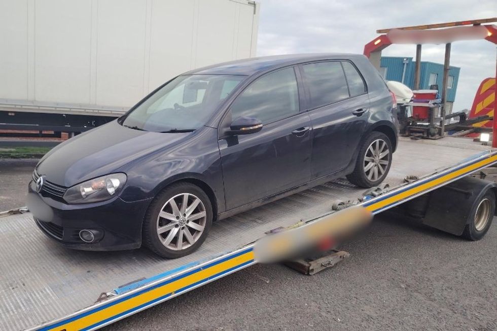 Seized vehicle