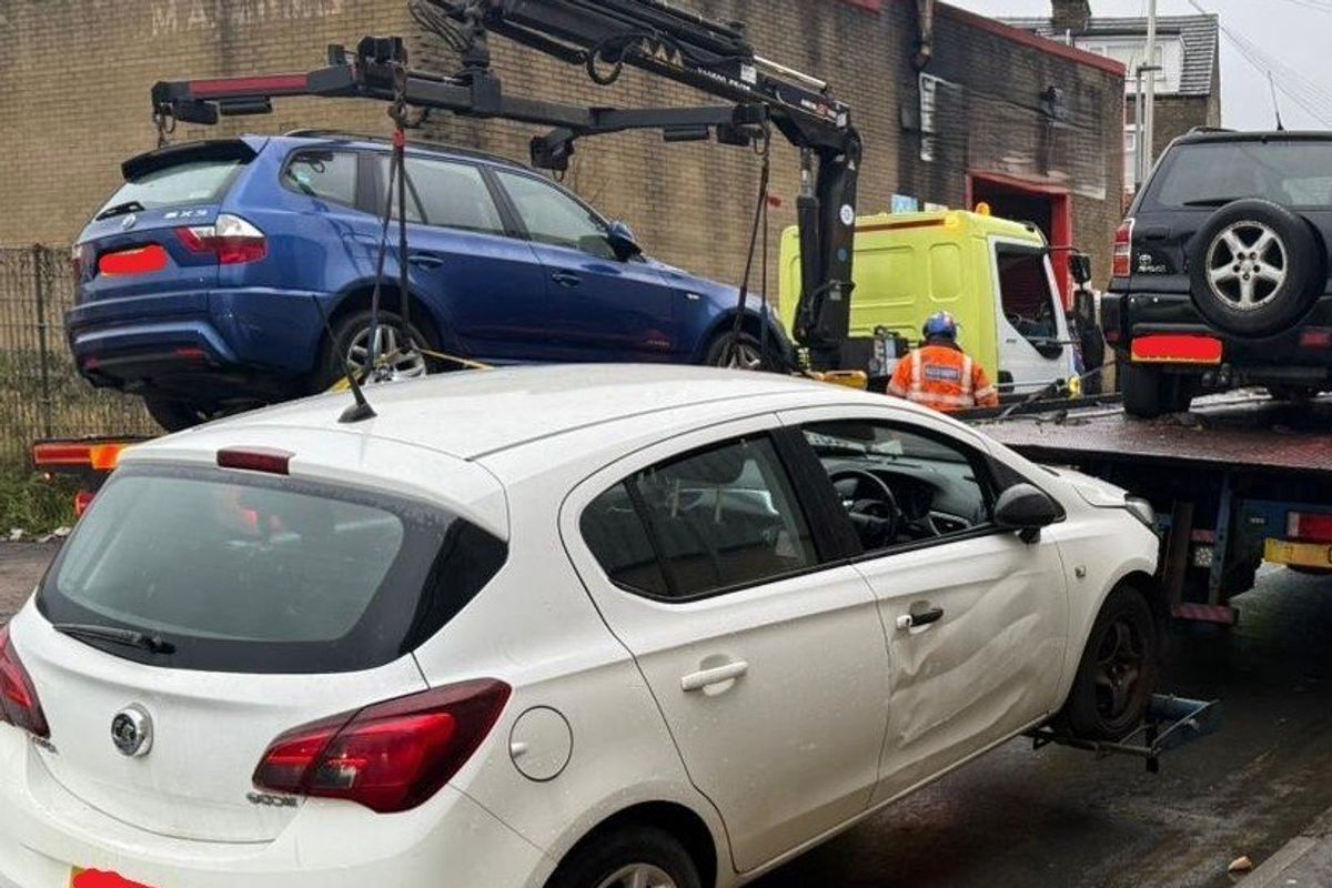 Seized vehicles by the council
