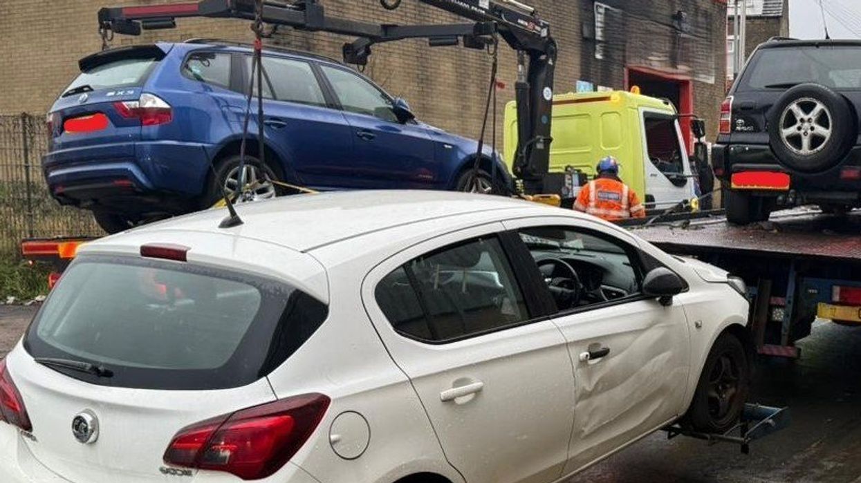 Seized vehicles by the council