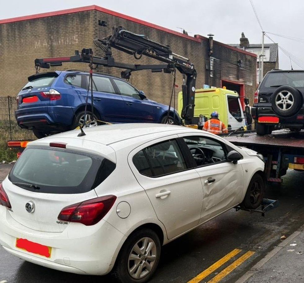 Seized vehicles by the council