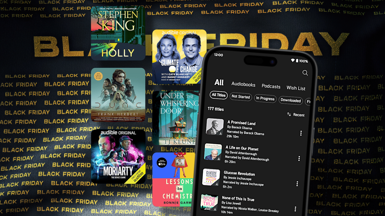 Amazon will pay you £10 to spend 99p in Audible Black Friday sale