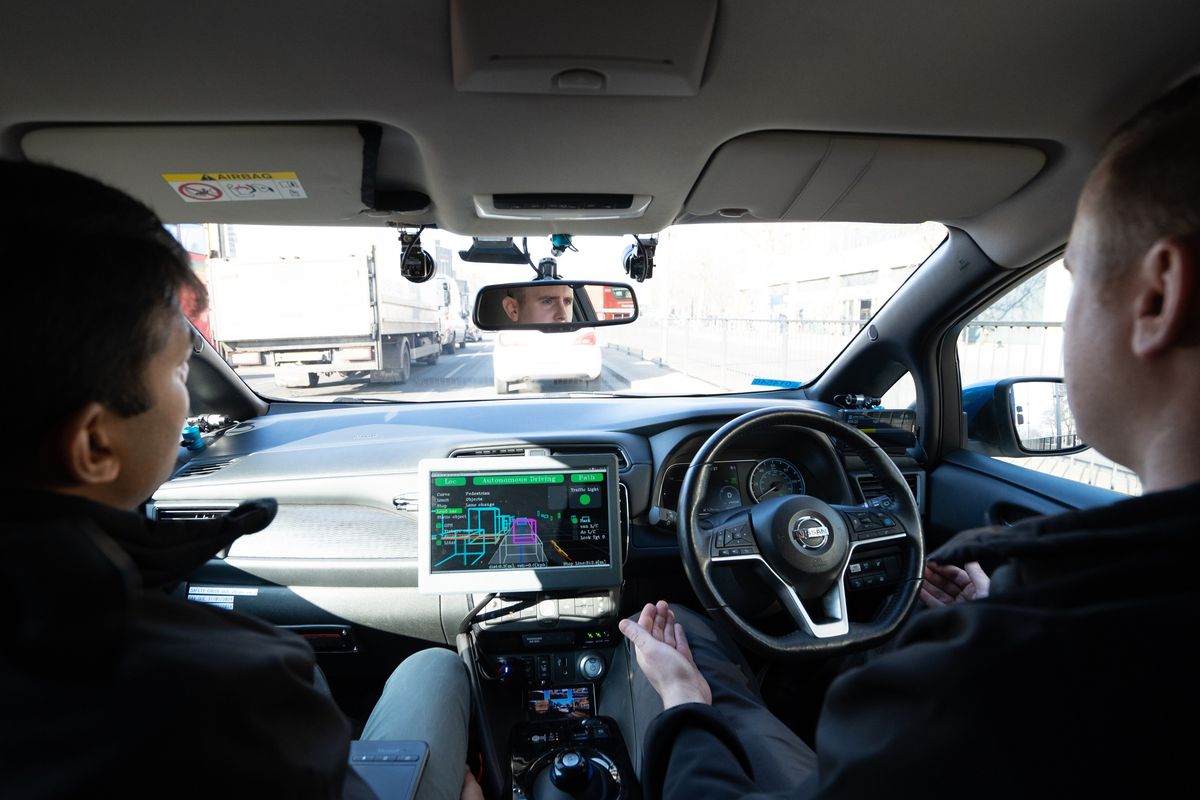 Self-driving vehicle