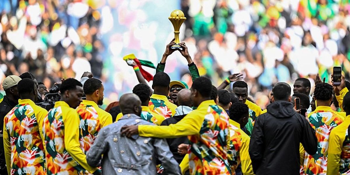 Senegal team holds trophy parade days after being controversially stripped of title Senegal team holds trophy parade days after being controversially stripped of title