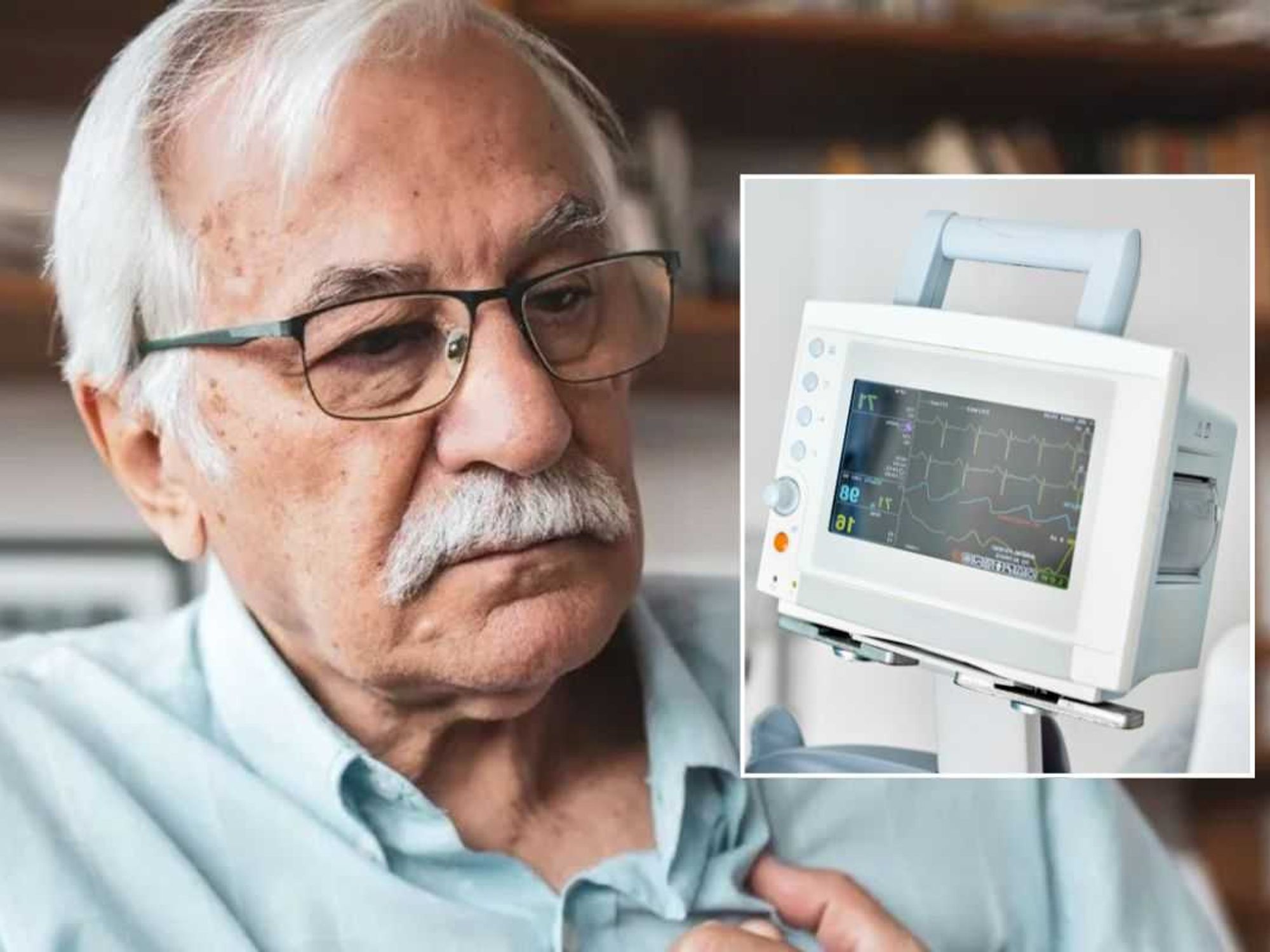 SENIOR PERSON WITH CHEST PAIN