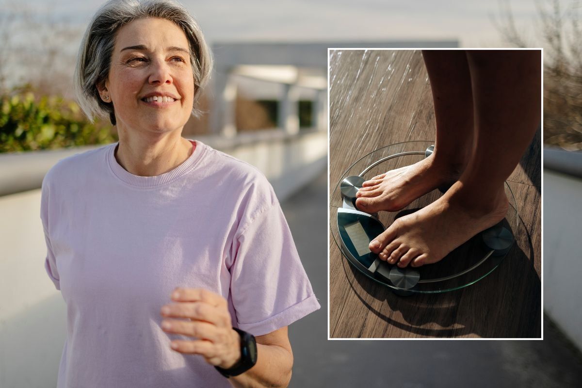 Senior woman exercising