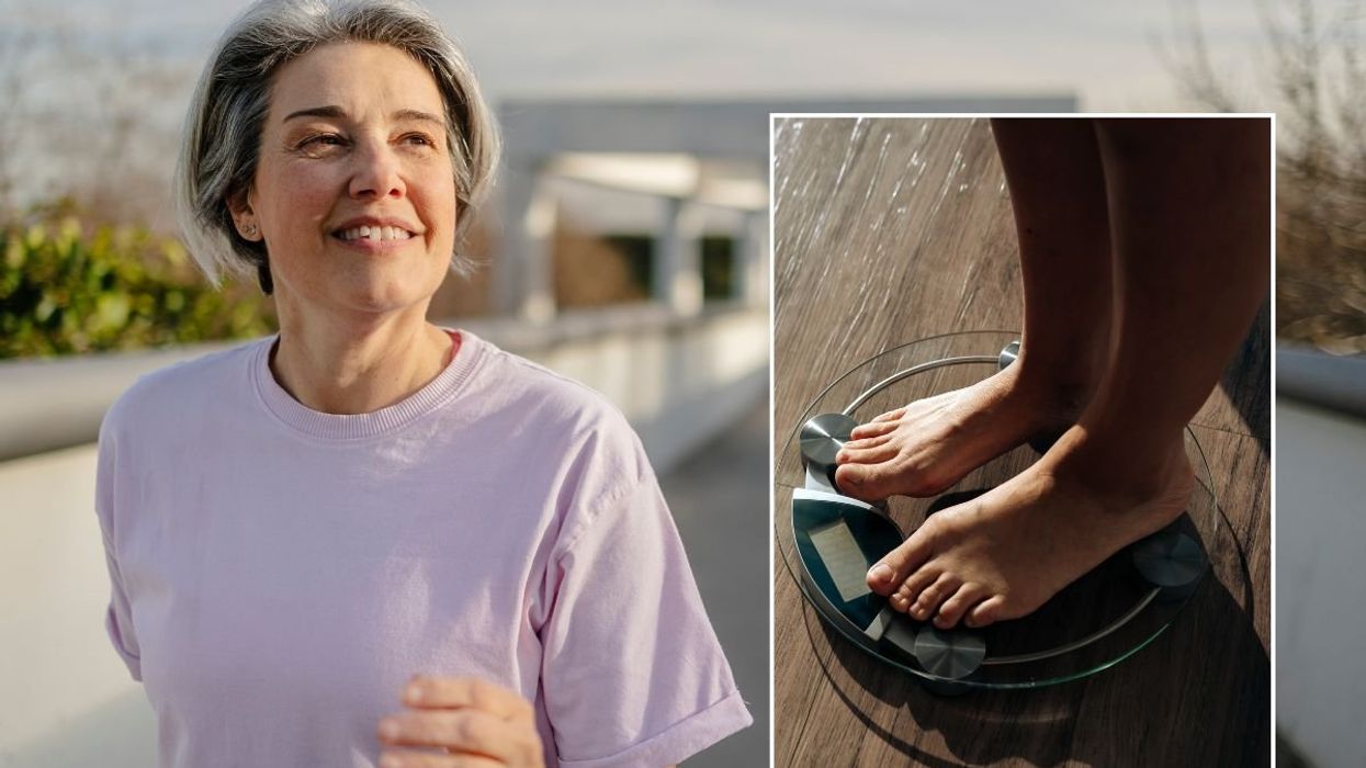 Senior woman exercising