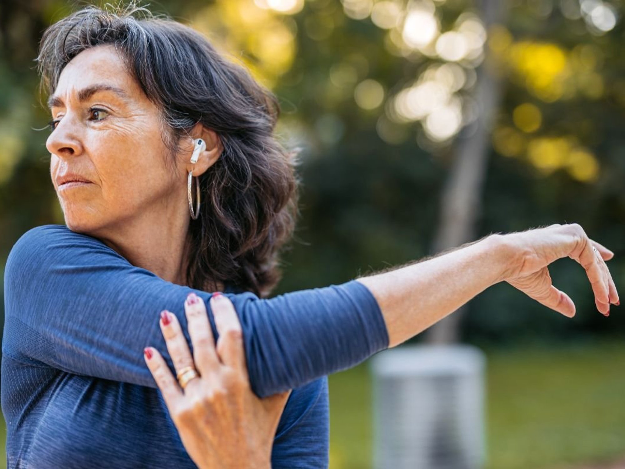 senior woman exercising