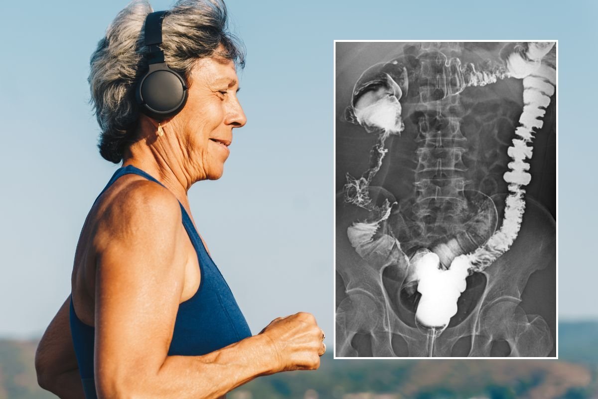 SENIOR WOMAN RUNNING