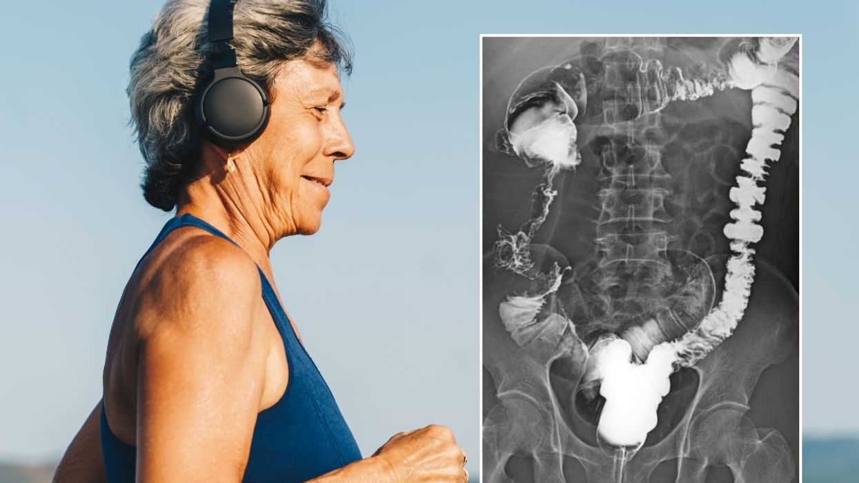 SENIOR WOMAN RUNNING