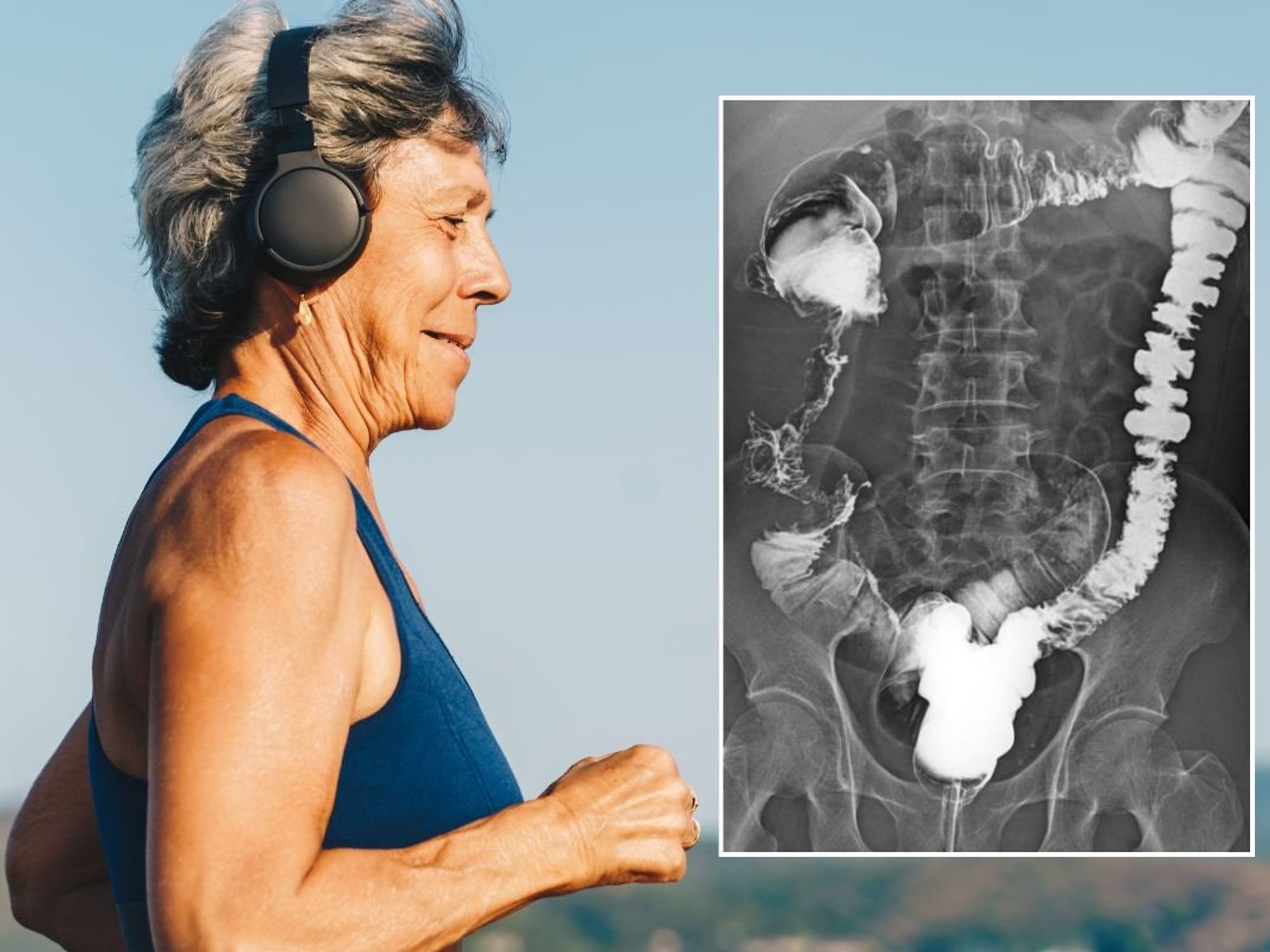 SENIOR WOMAN RUNNING