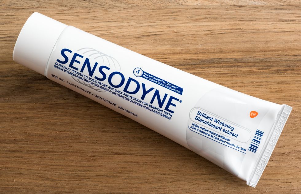 Sensodyne toothpaste
