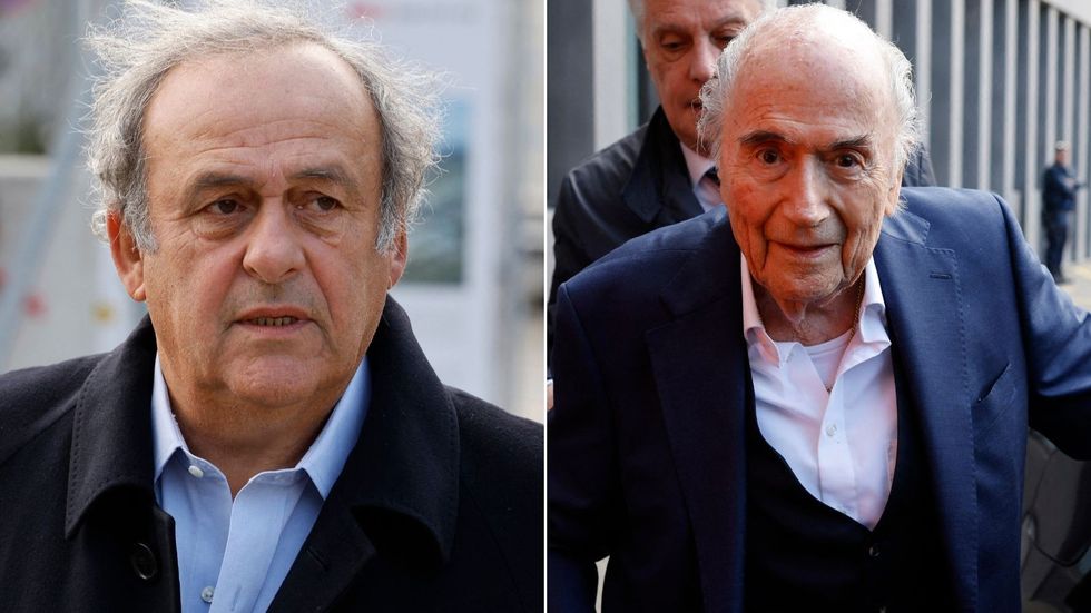 Sepp Blatter Michel Platini