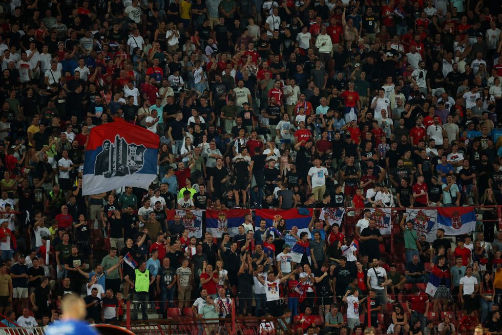 Serbian fans
