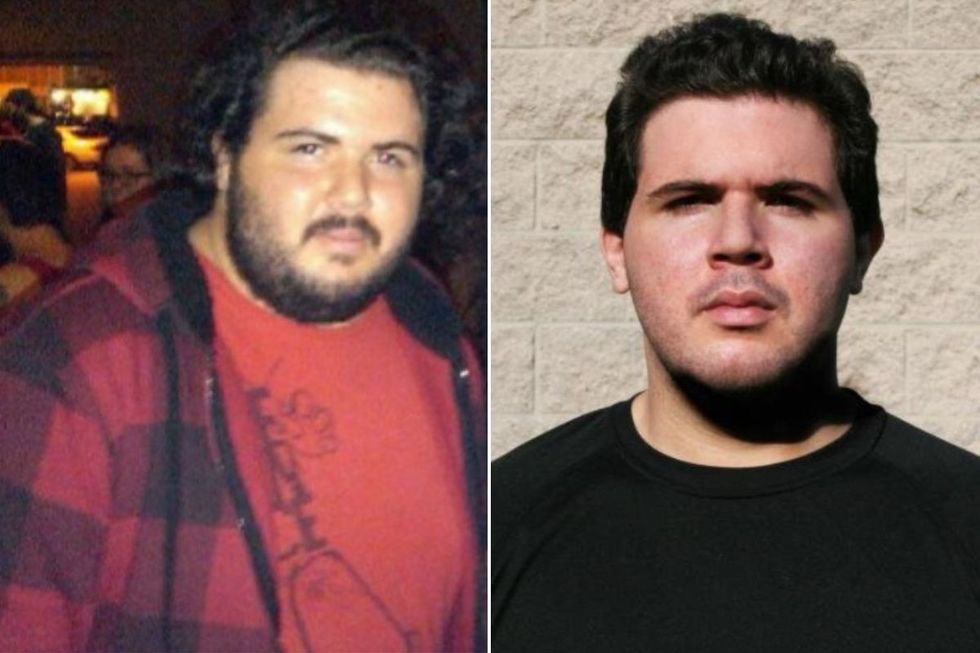 Sergio before and after