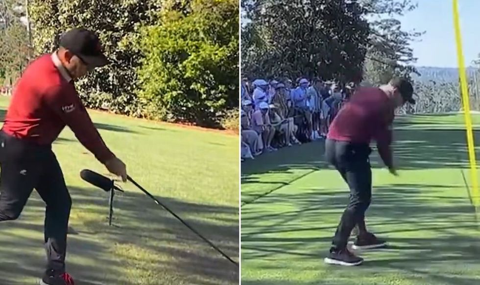 Sergio Garcia was reprimanded after his moment of madness at The Masters