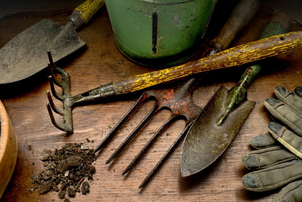 Series of gardening tools