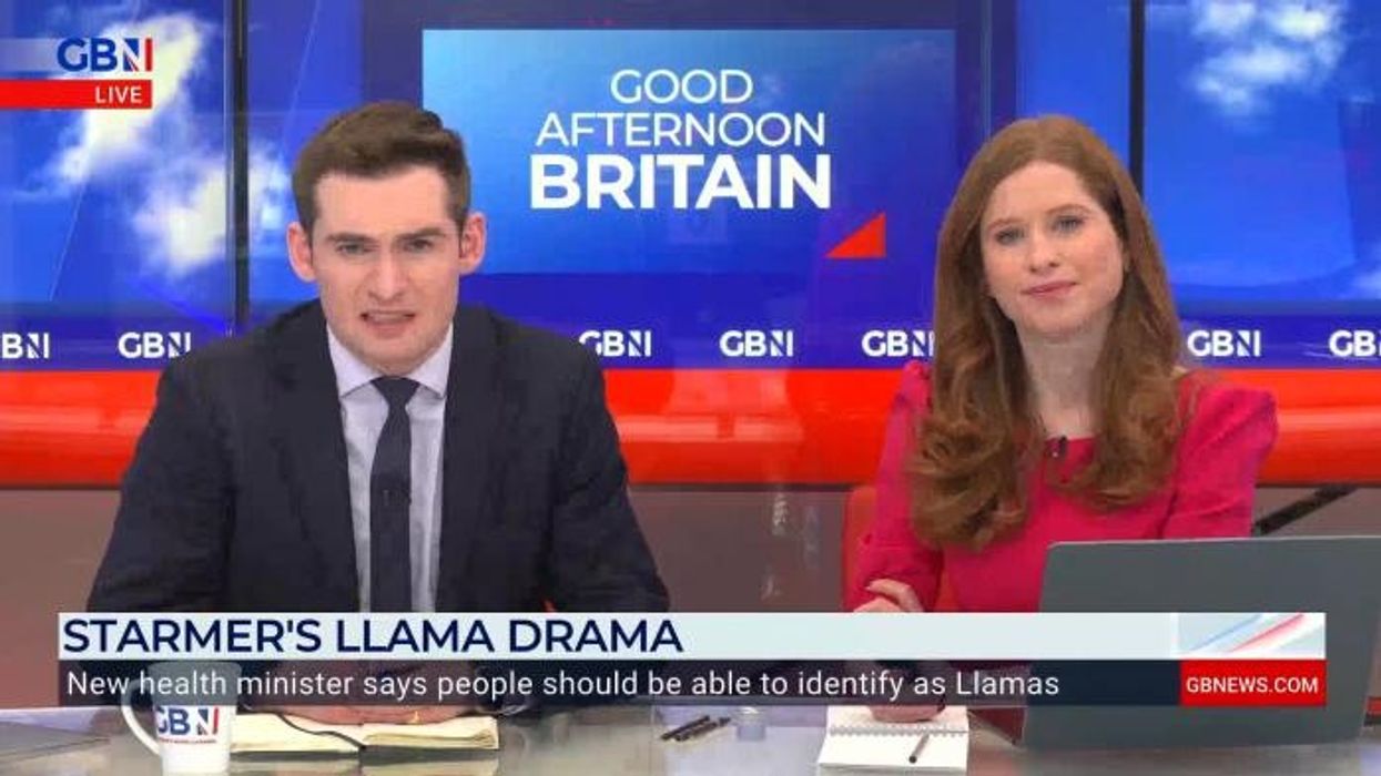 ‘Seriously?’ GB News hosts left stunned as Labour guest DEFENDS ‘llama’ remark