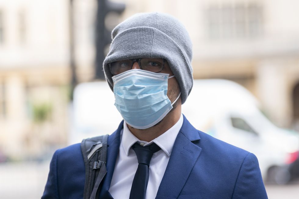 Serving Metropolitan police officer Jonathon Cobban arriving at Westminster Magistrates' Court, London, where he is charged with sharing %22grossly offensive%22 WhatsApp messages with Sarah Everard murderer Wayne Couzens. Picture date: Thursday July 28, 2022.