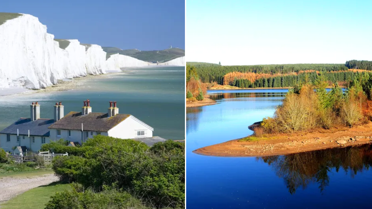 Seven Sisters Eastbourne East Sussex / Kielder Forest, Northumberland