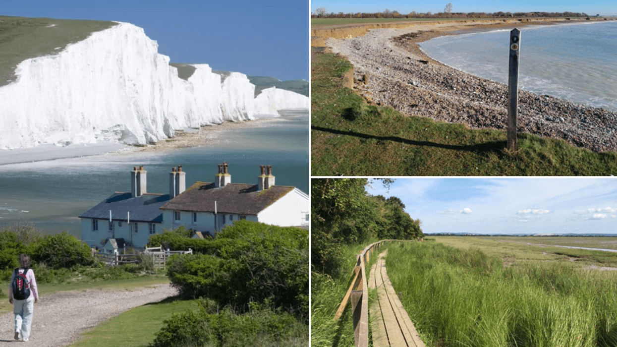Seven Sisters Eastbourne East Sussex / The King Charles III England Coast Path