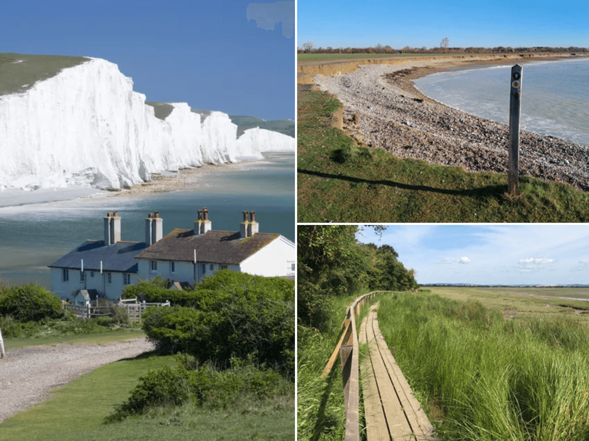 Seven Sisters Eastbourne East Sussex / The King Charles III England Coast Path