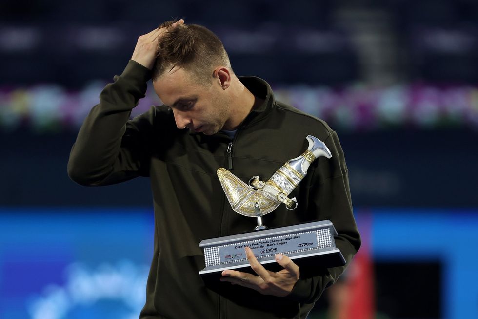 Several tennis stars including Tallon Griekspoor remain trapped in Dubai