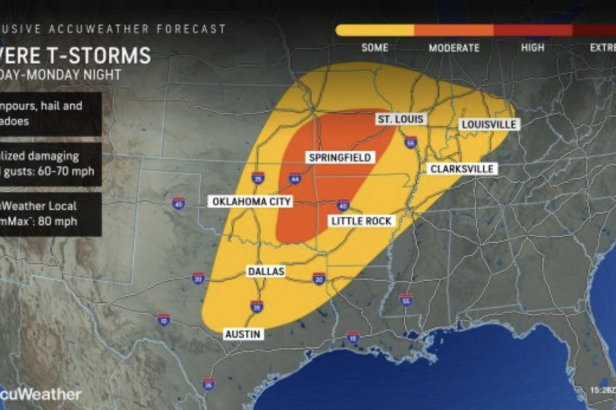 Severe storms on the way