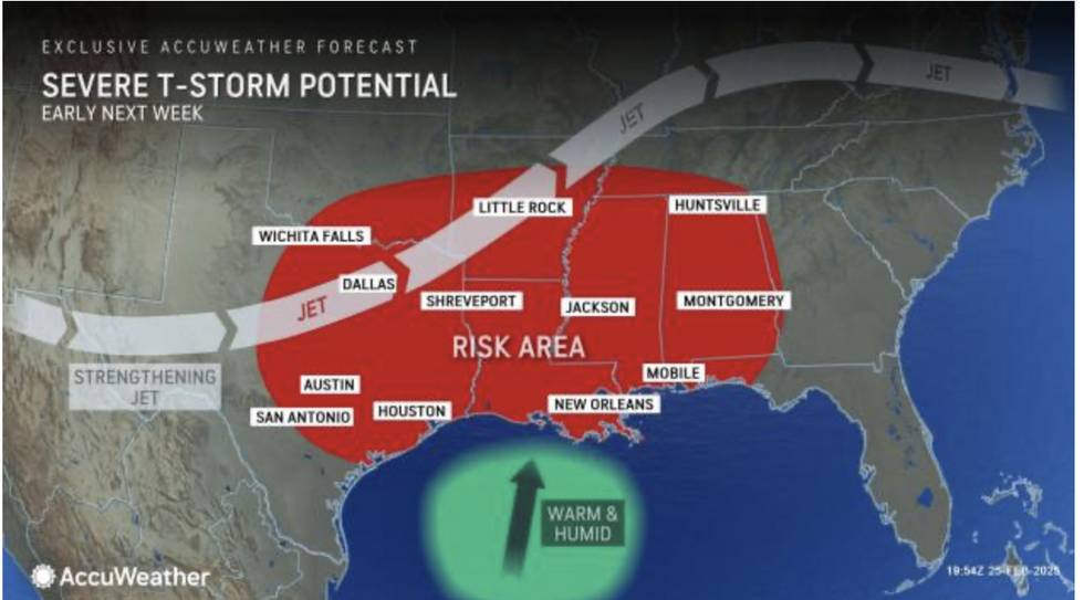 Severe t-storm potential