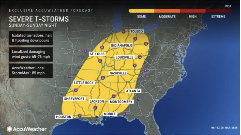 Severe t-storms