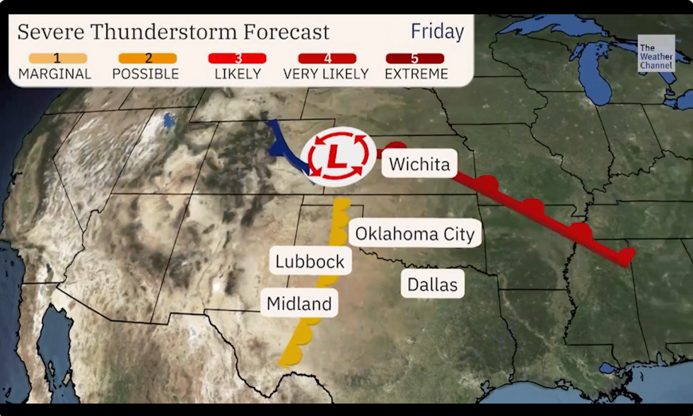 Severe thunderstorm forecast