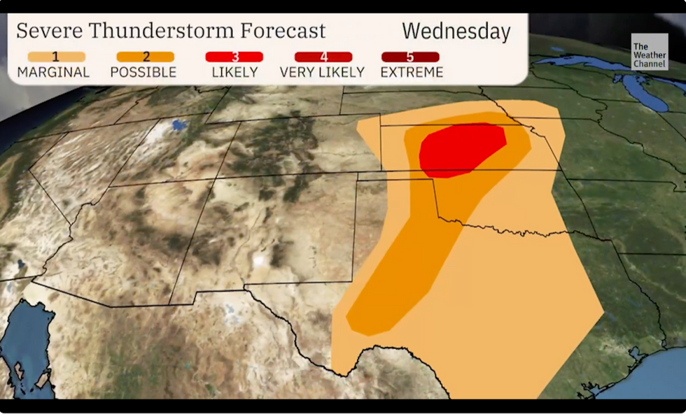 Severe thunderstorm forecast