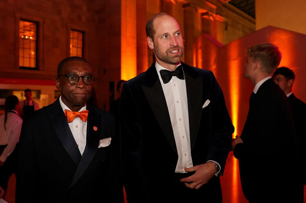 Seyi Obakin and Prince William