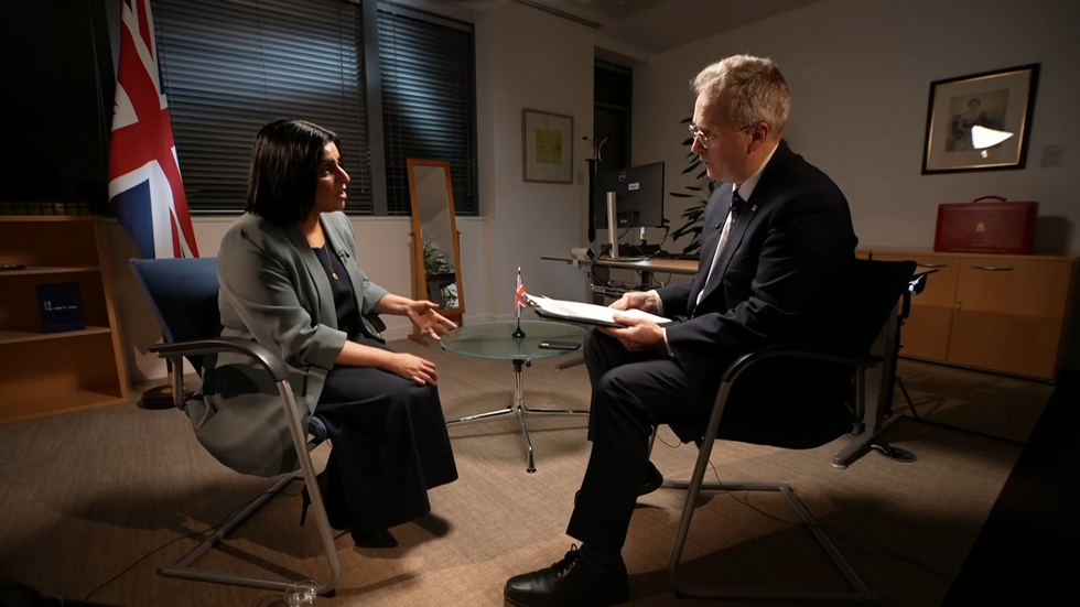 Shabana Mahmood and Chris Hope