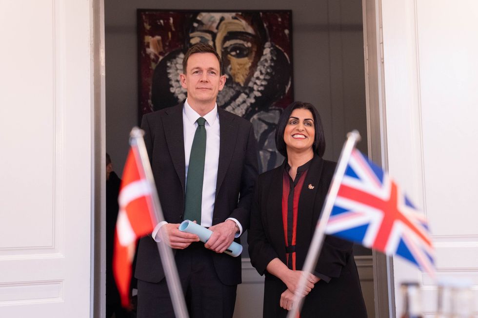 Shabana Mahmood and Danish Minister for Immigration and Integration, Rasmus Stoklund