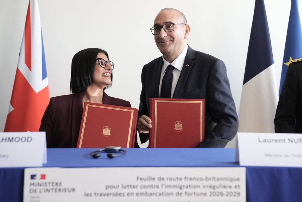 Shabana Mahmood and French Interior Minister, Laurent Nunez