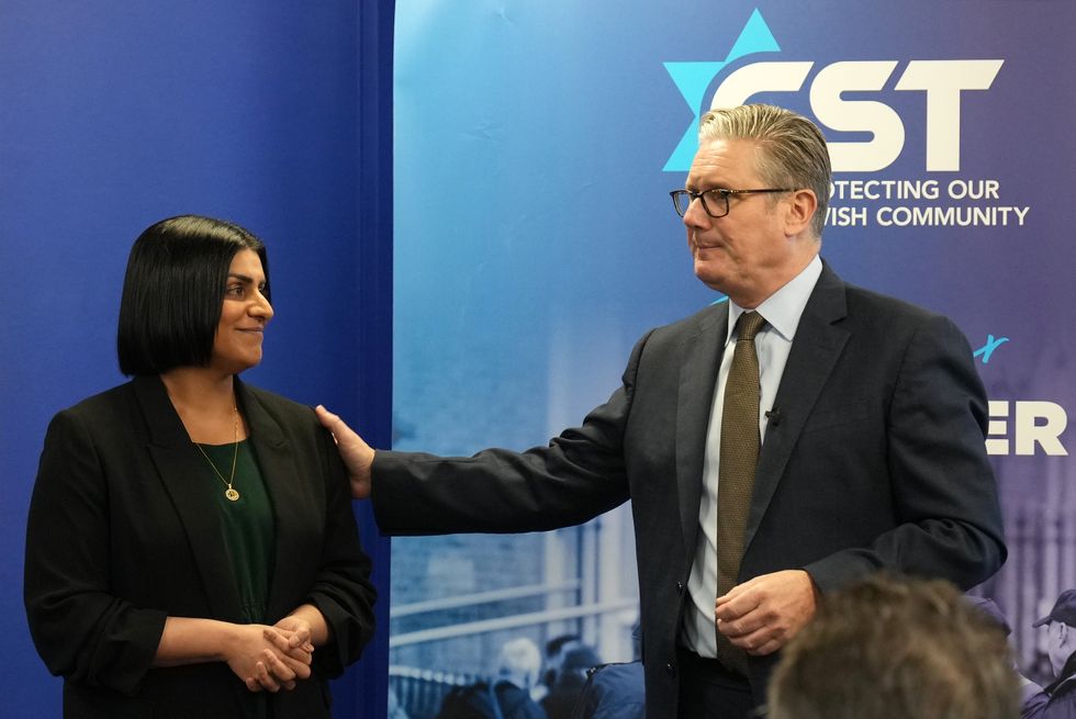 Shabana Mahmood and Keir Starmer
