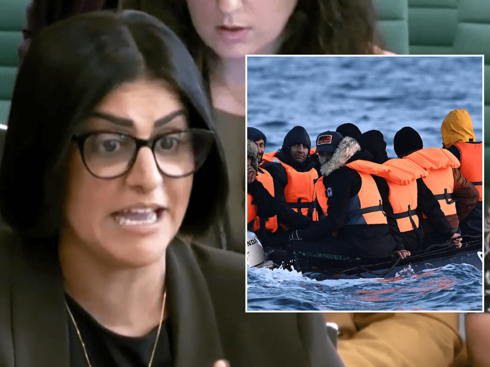 Shabana Mahmood; small boats crossing