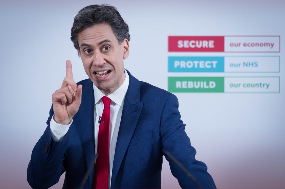 Shadow Business Secretary Ed Miliband.