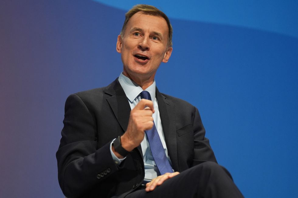 Shadow Chancellor Jeremy Hunt